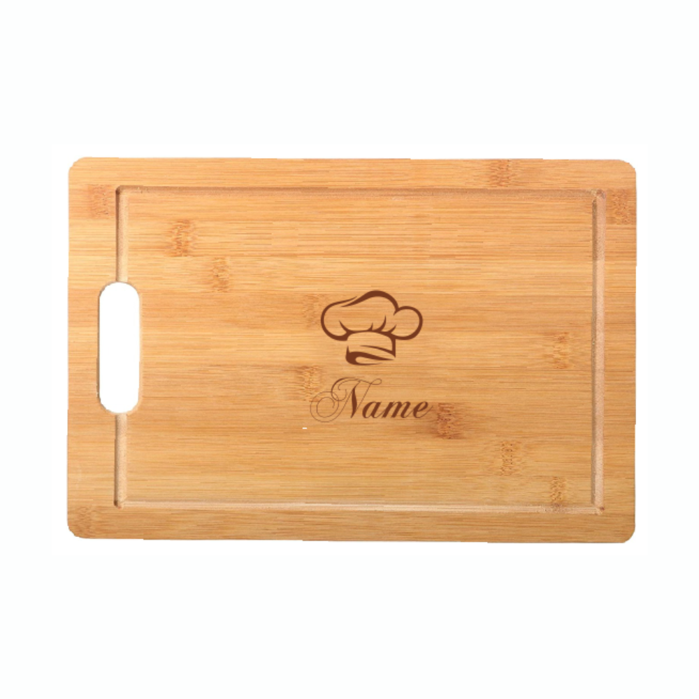 Personalised Chef Hat Wood Chopping Board